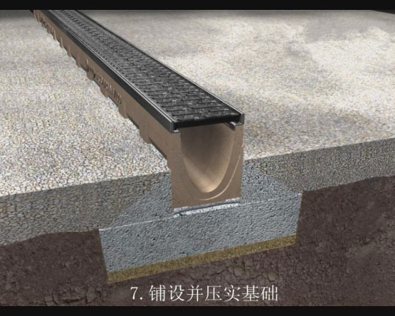 樹(shù)脂砼成品排水溝施工步驟圖-03